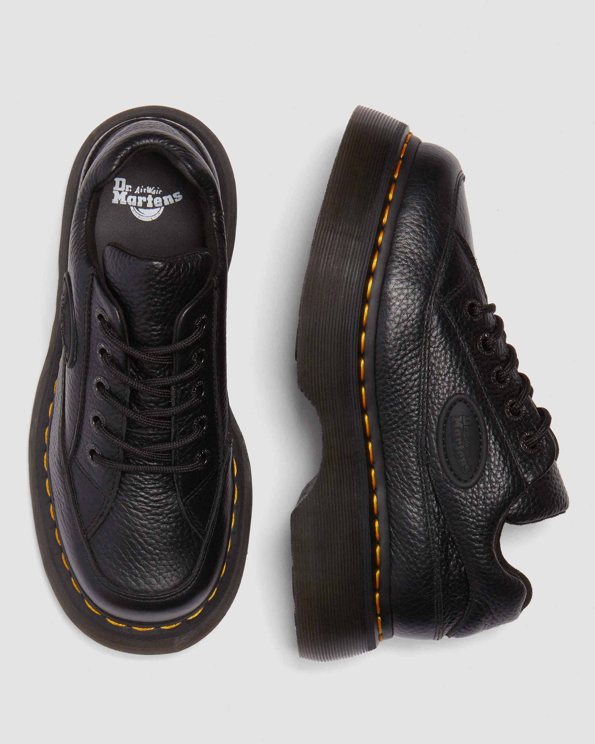 Zapatos Buzz de cuero Milled Nappa con 5 ojales