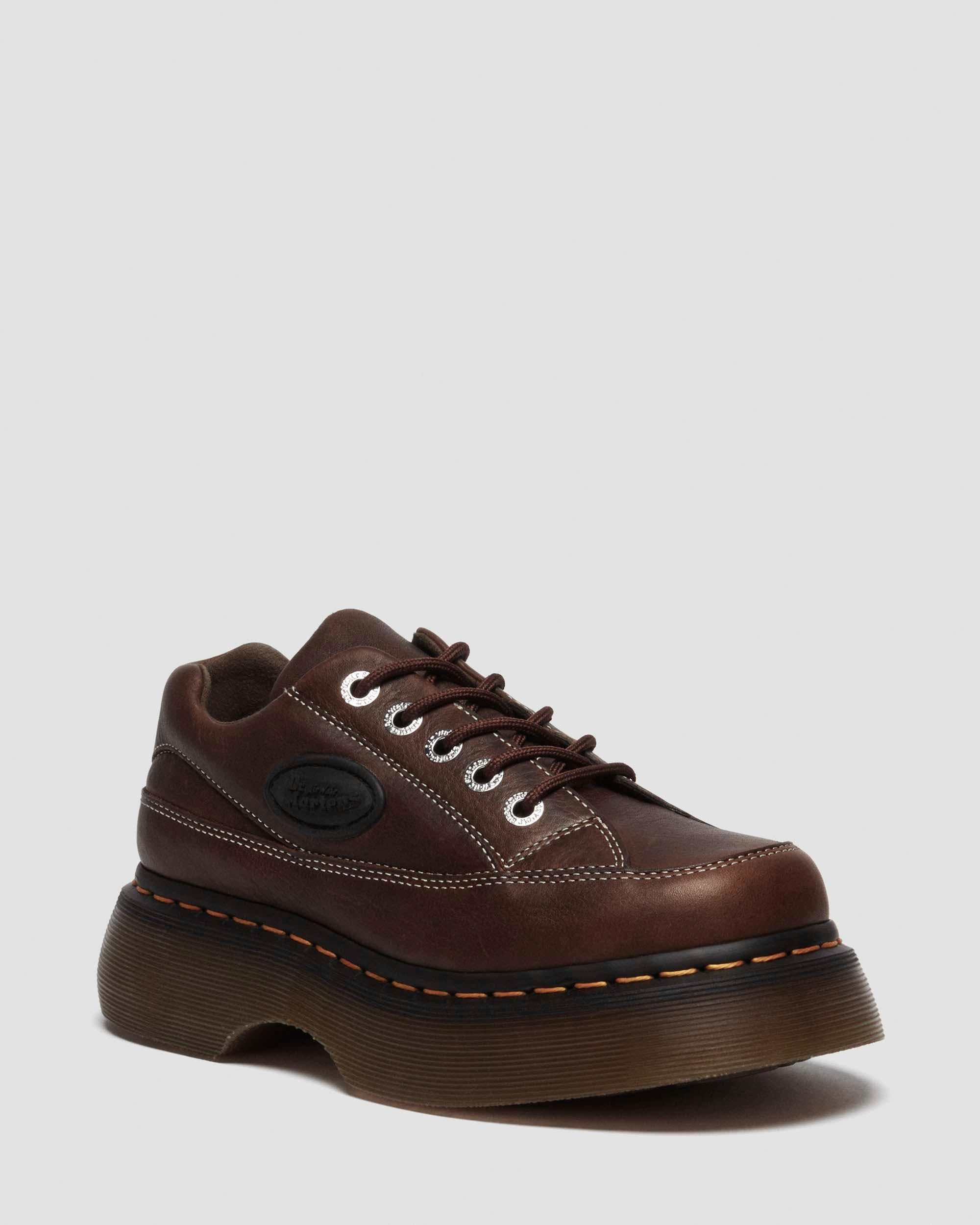 Zapatos Buzz de cuero Grizzly con 5 ojales