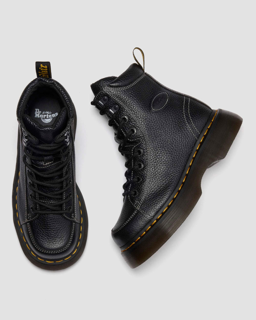 Botas Buzz de 8 ojales de Cuero Milled Nappa Dr. Martens - imagen 9