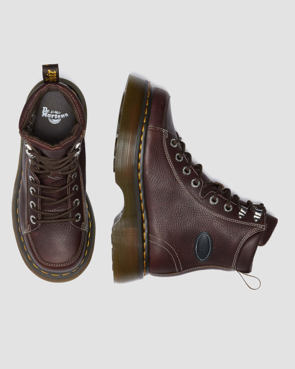 Botas Buzz de 8 ojales de Cuero Grizzly