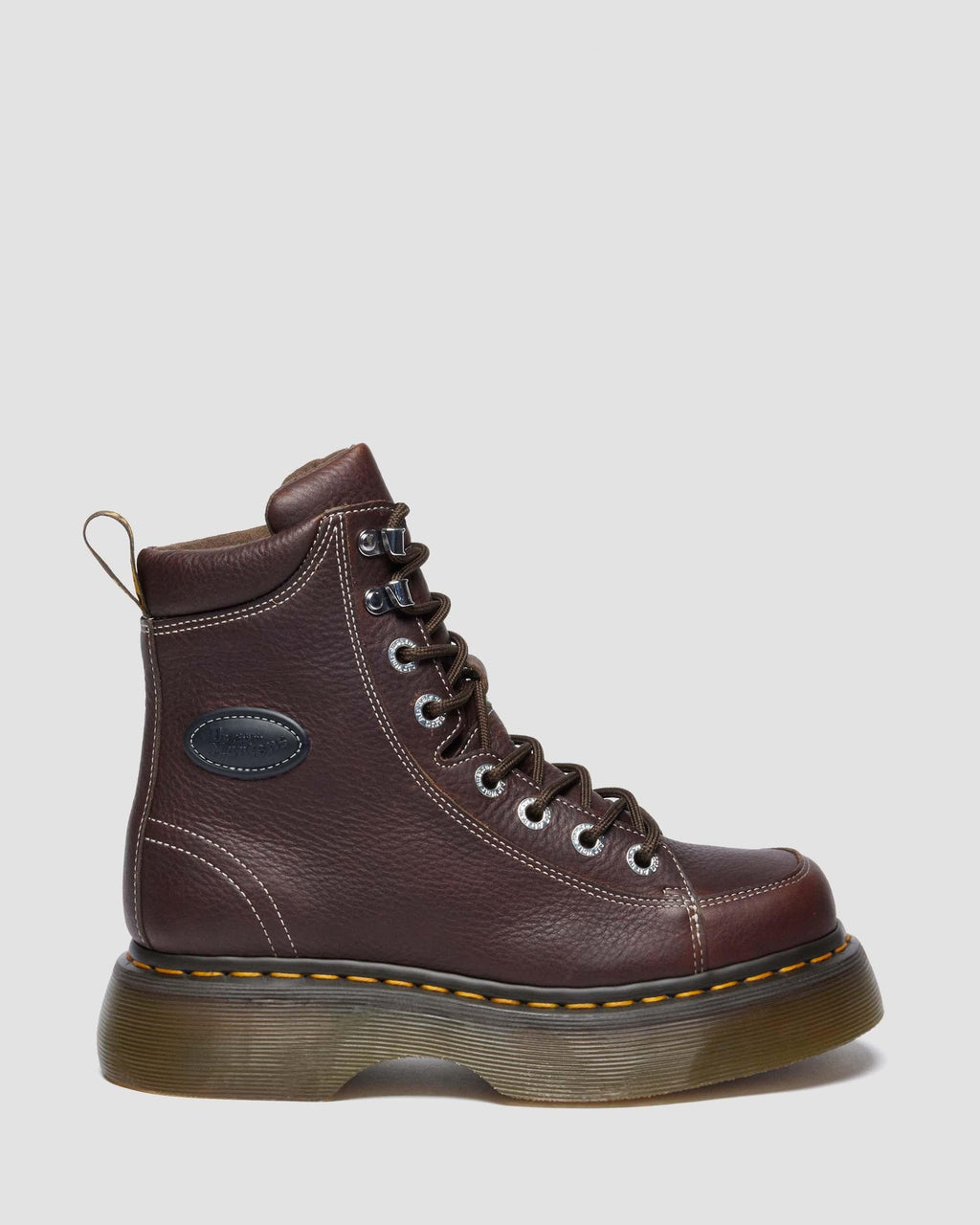 Botas Buzz de 8 ojales de Cuero Grizzly