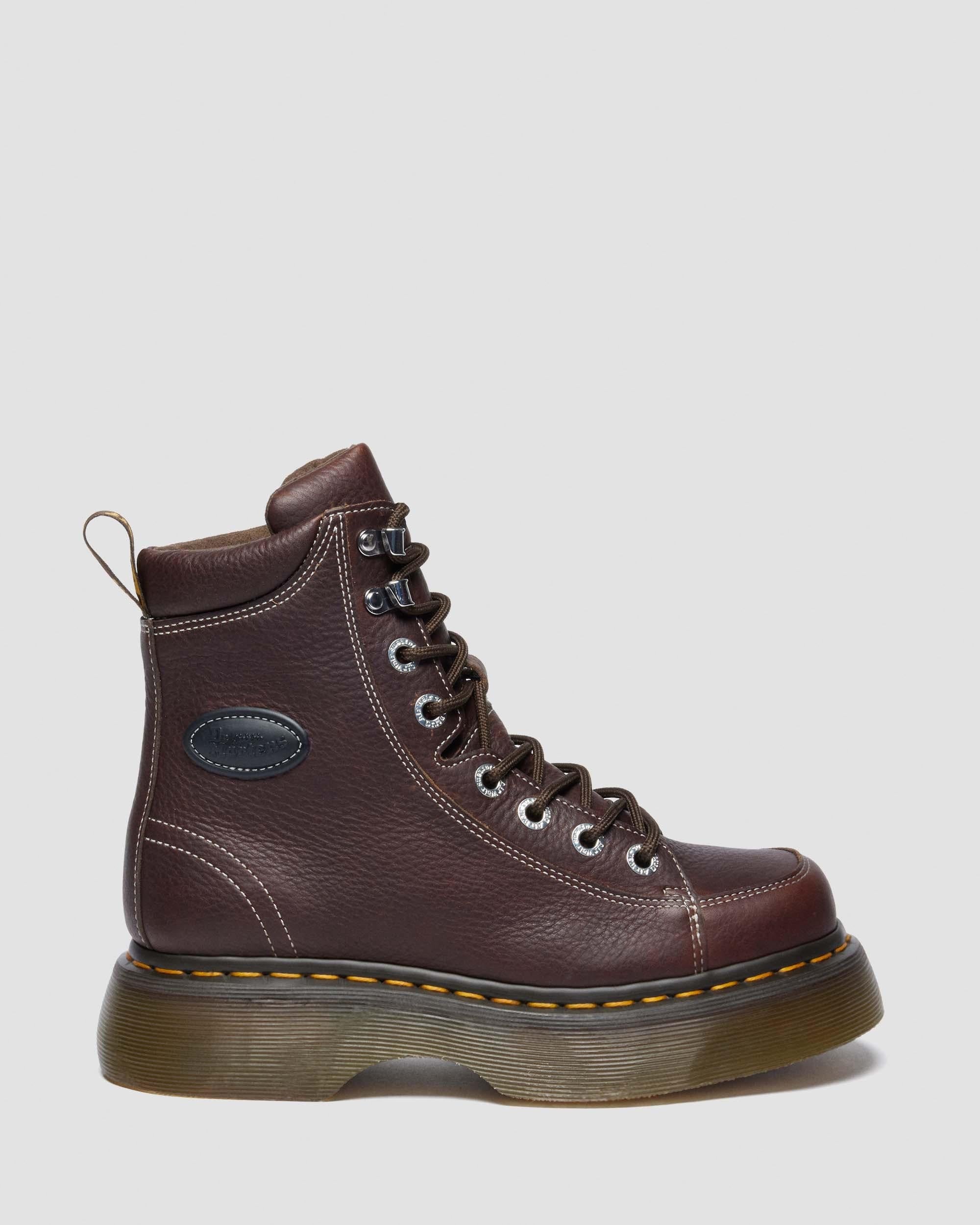 Botas Buzz de 8 ojales de Cuero Grizzly