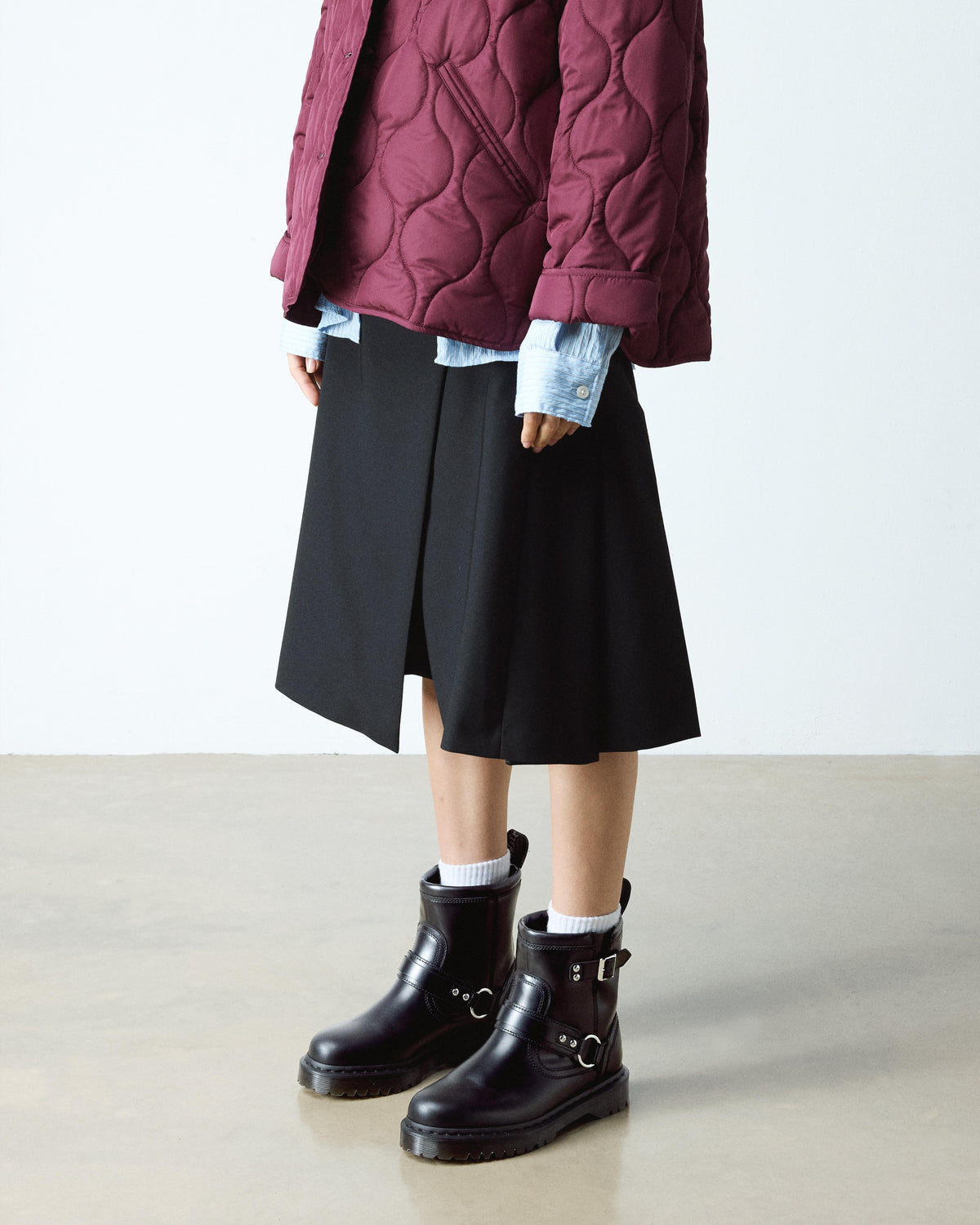 Botas Anistone de cuero Dr. Martens - vista lateral