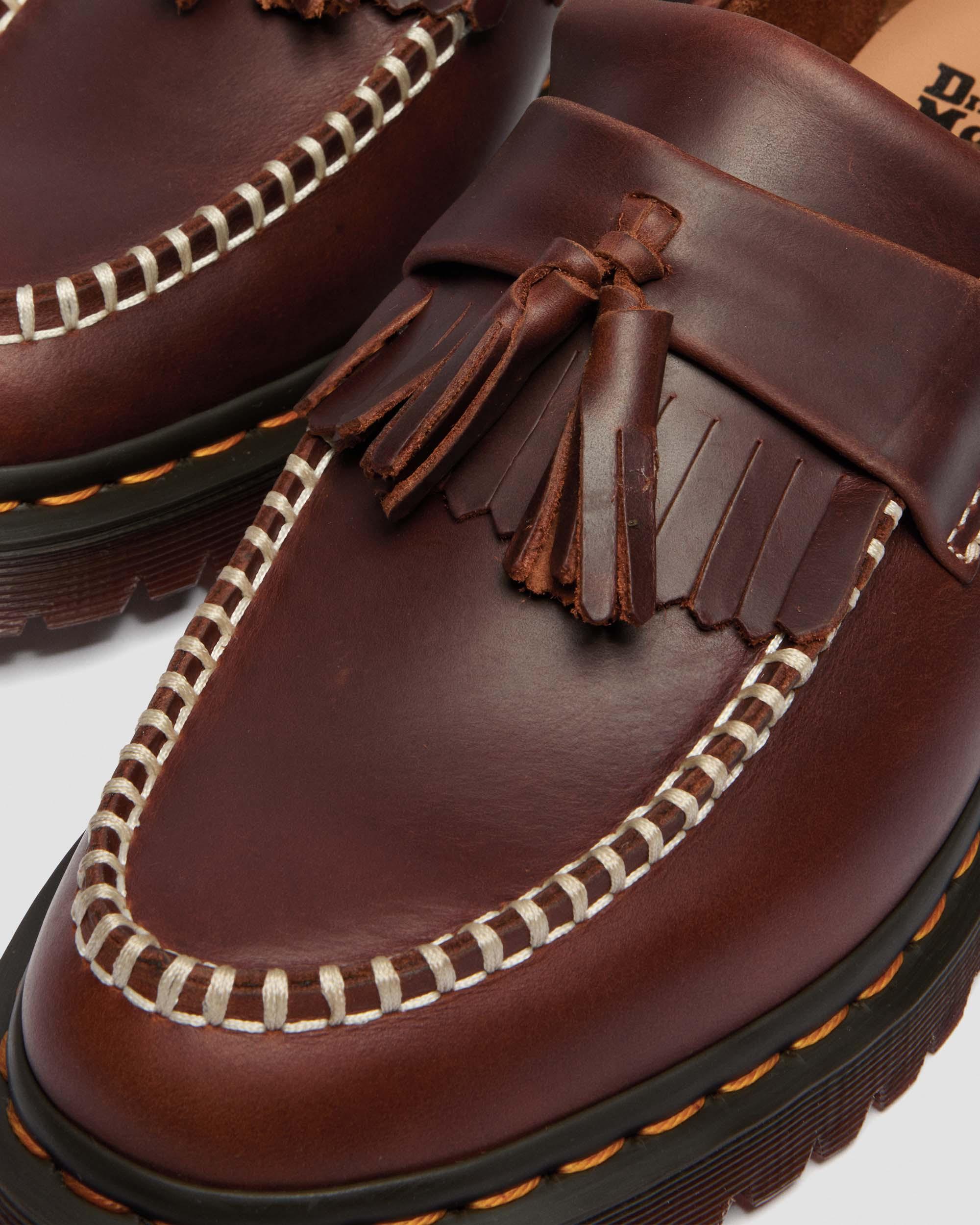 Mocasines Adrian de cuero Orleans con borlas