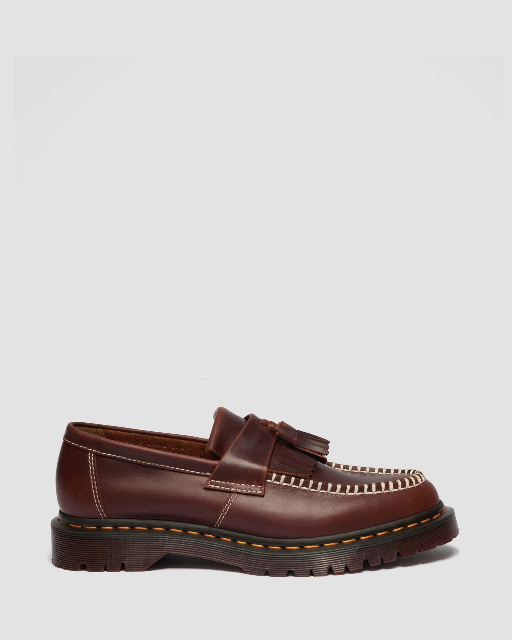 Mocasines Adrian de cuero Orleans con borlas