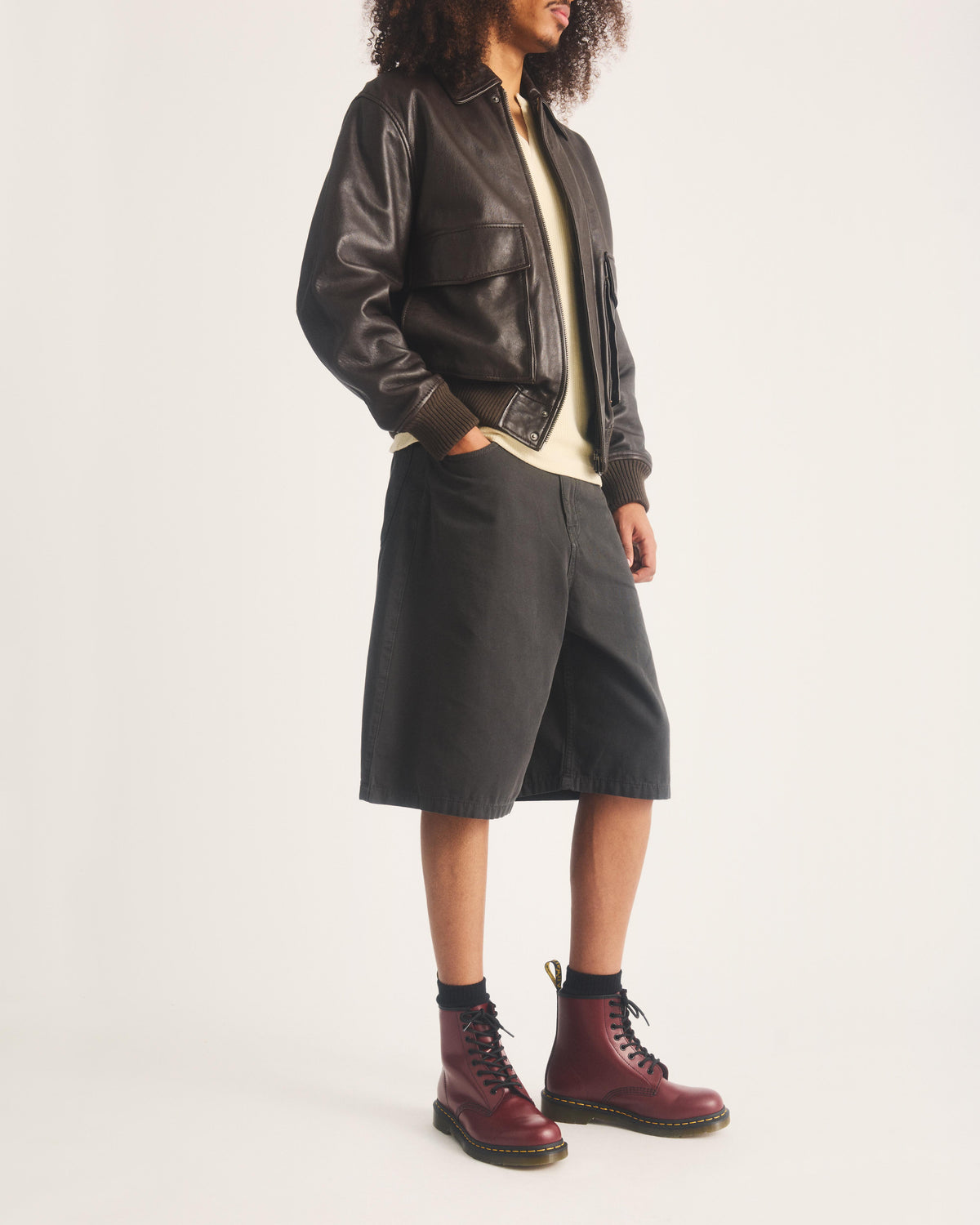Botas 1460 de cuero Smooth Dr. Martens - vista lateral