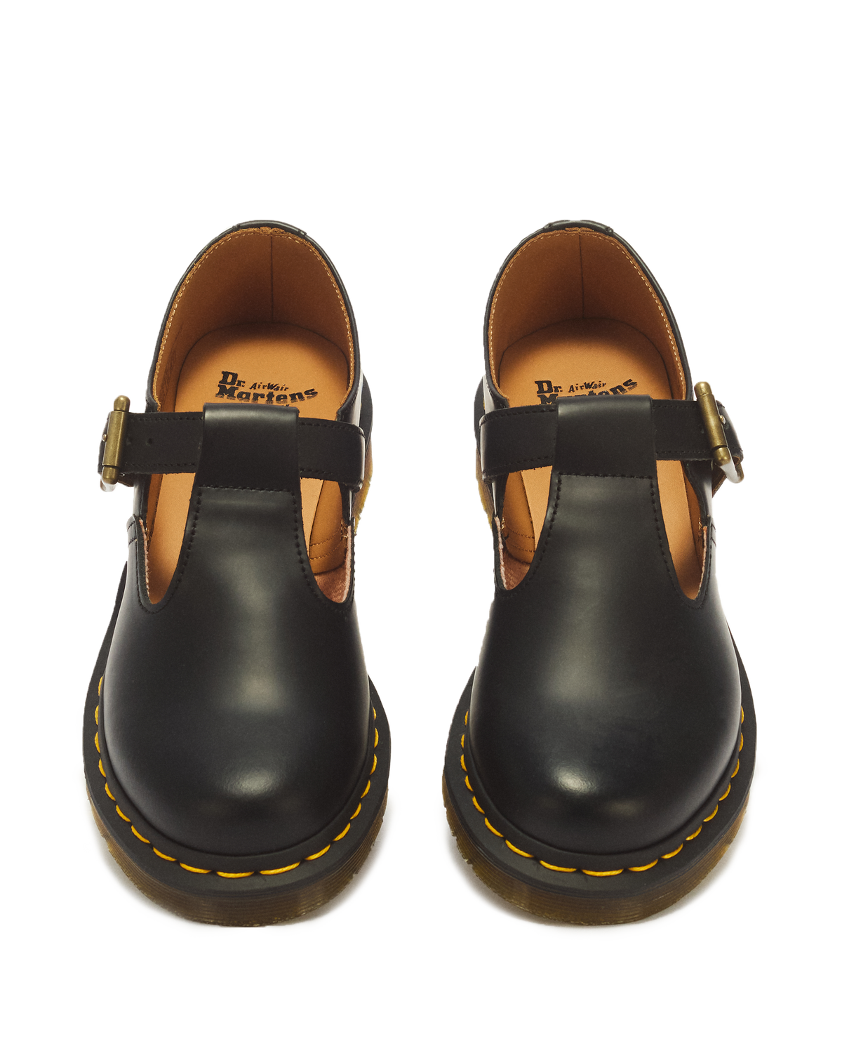 Merceditas Polley de cuero Smooth Dr. Martens - vista superior