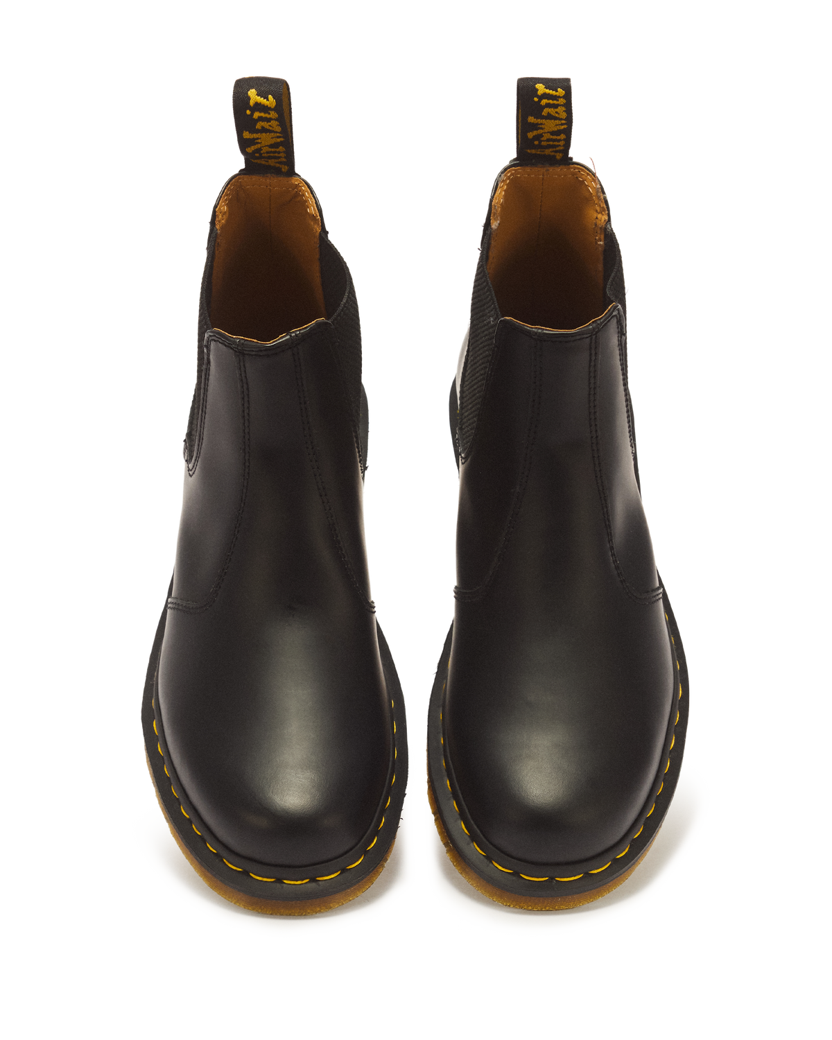 Botas Chelsea 2976 Yellow Stitch de cuero Smooth Dr. Martens - vista superior