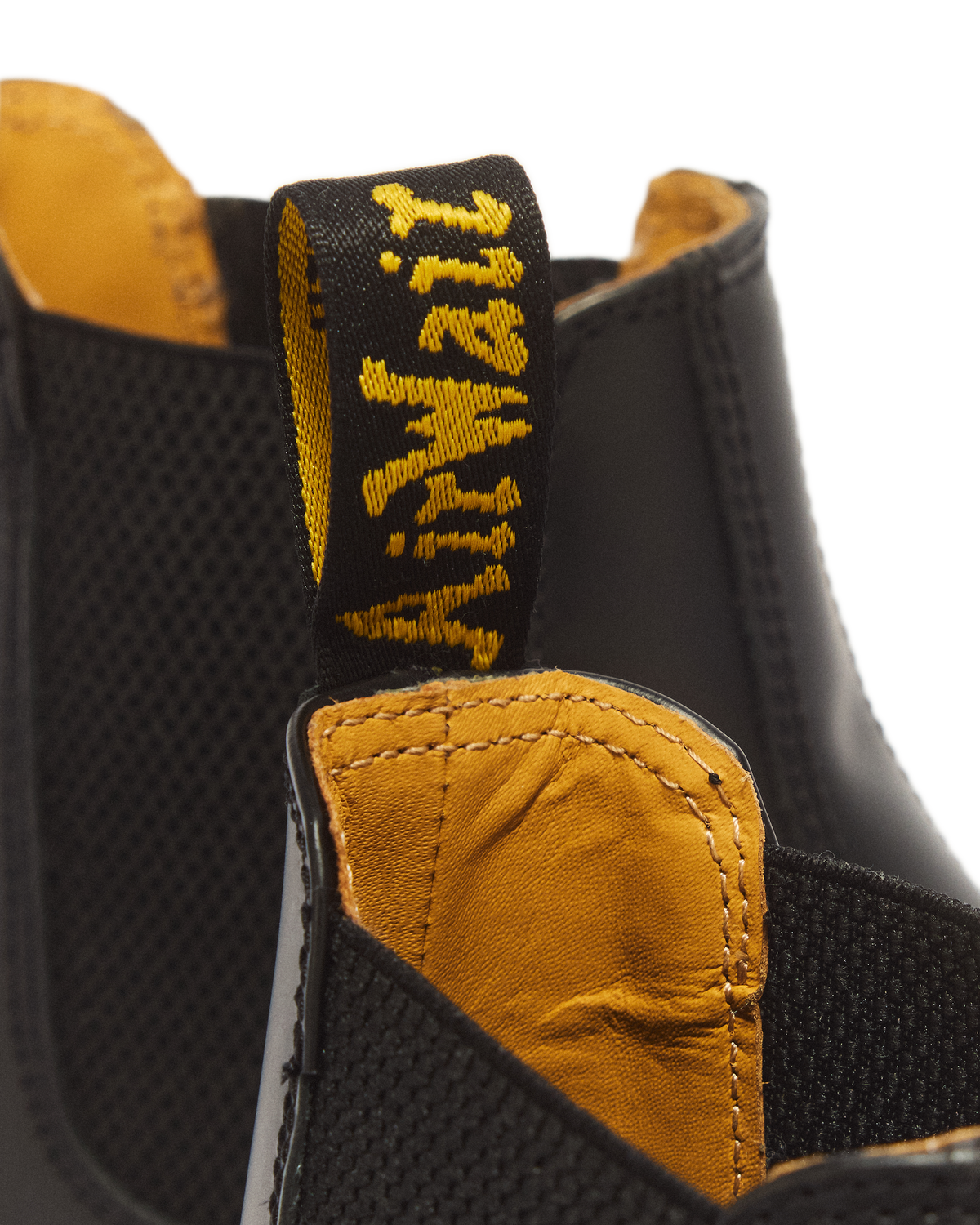 Botas Chelsea 2976 Yellow Stitch de cuero Smooth Dr. Martens - vista trasera