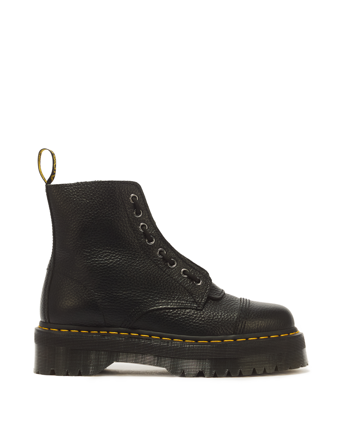 Botas con plataforma Sinclair de cuero Milled Nappa Dr. Martens - vista frontal
