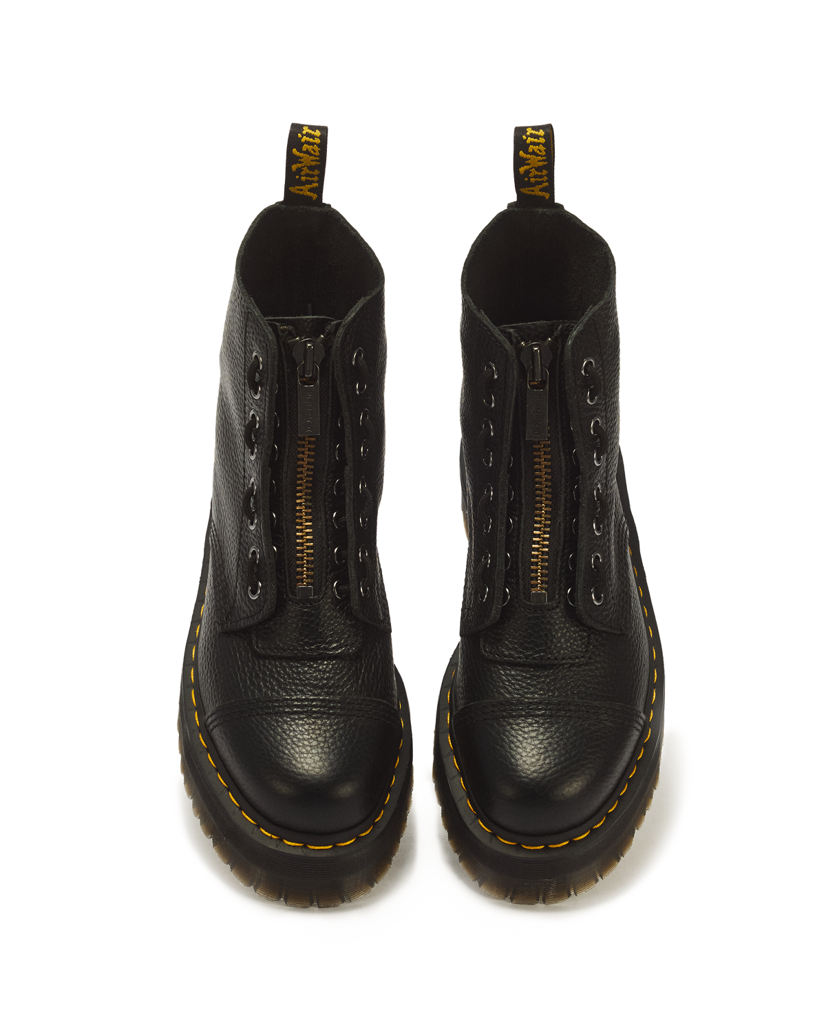 Botas con plataforma Sinclair de cuero Milled Nappa Dr. Martens - vista superior