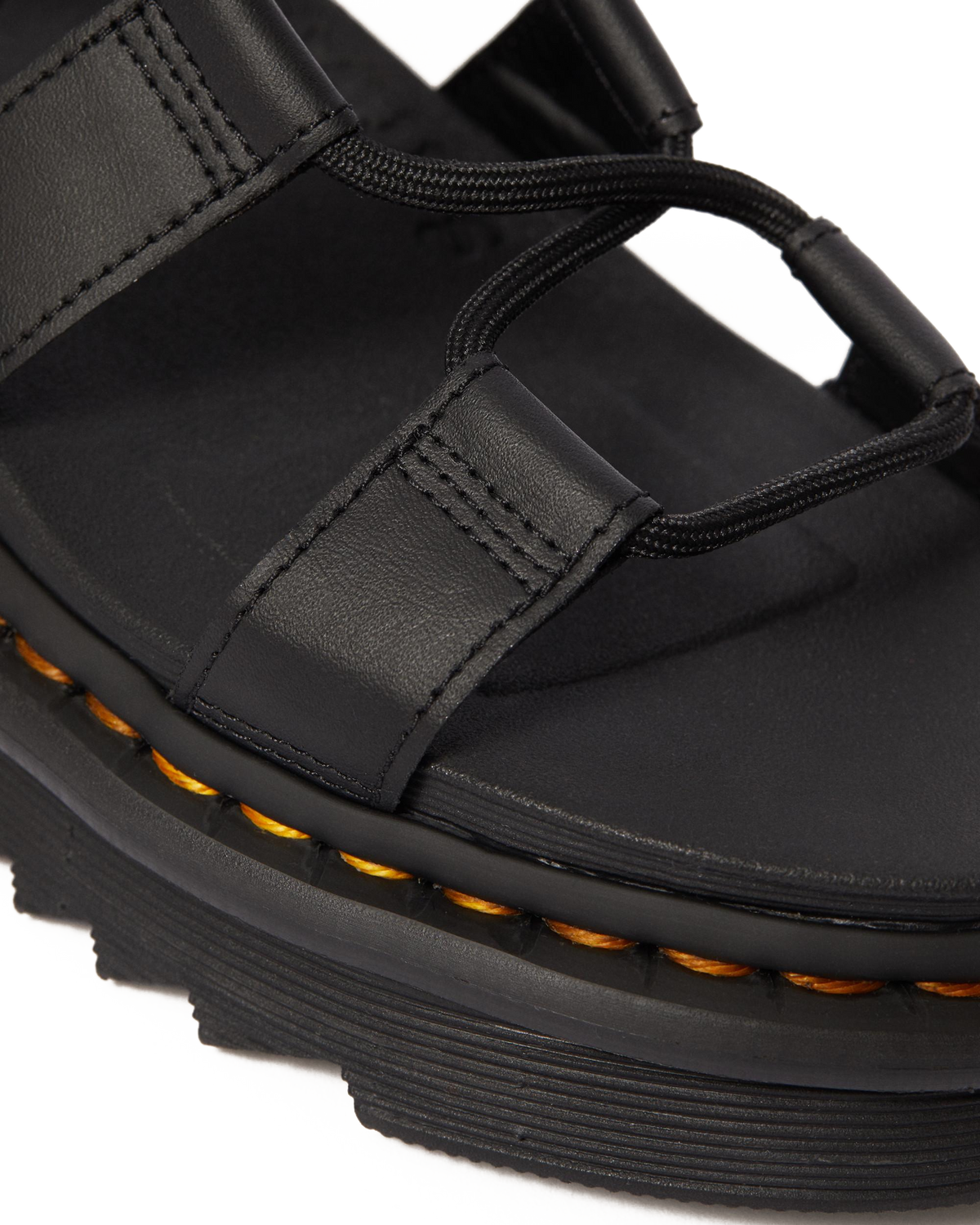 Sandalias Nartilla tipo gladiador de cuero Hydro Dr. Martens - vista lateral