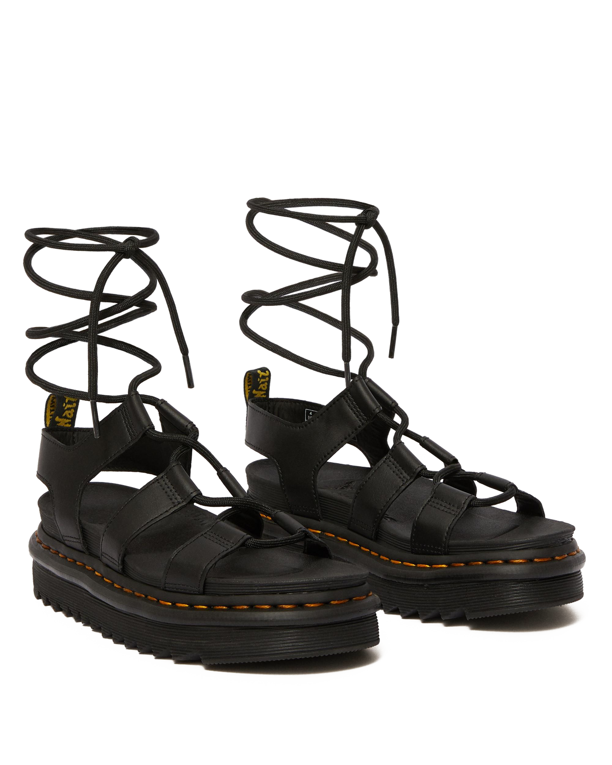 Sandalias Nartilla tipo gladiador de cuero Hydro Dr. Martens - vista superior