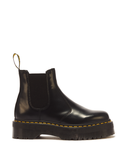 Botas Chelsea con plataforma 2976 Quad de cuero Smooth Dr. Martens - vista frontal
