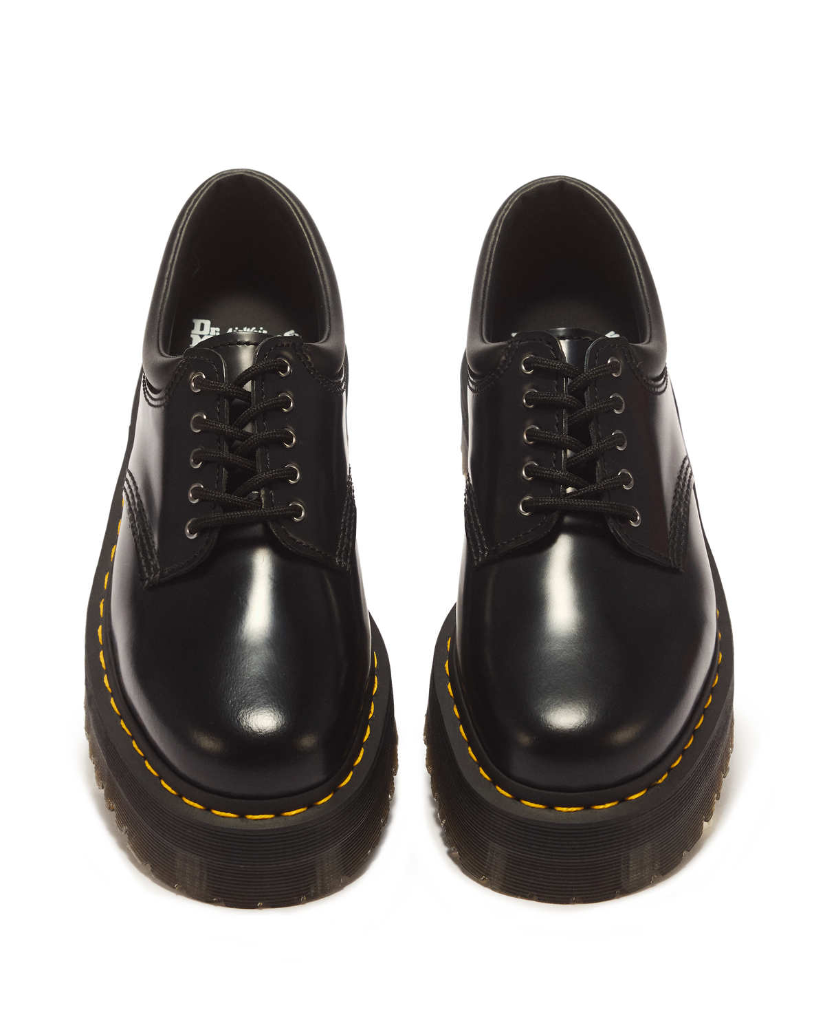 Zapatos con plataforma 8053 Quad de cuero Smooth Dr. Martens - vista superior