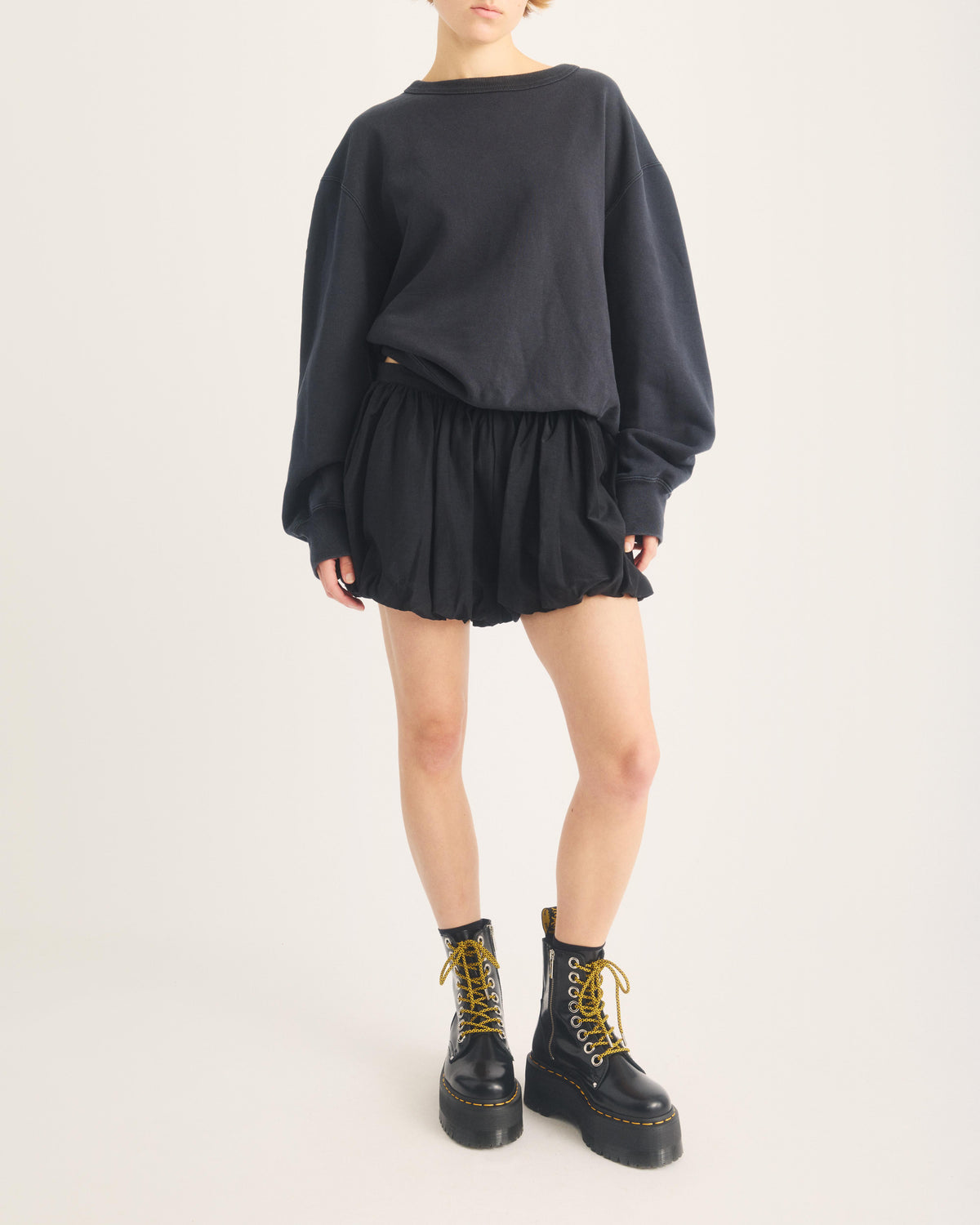 Botas con plataforma Jadon Max de cuero Buttero Dr. Martens - vista lateral