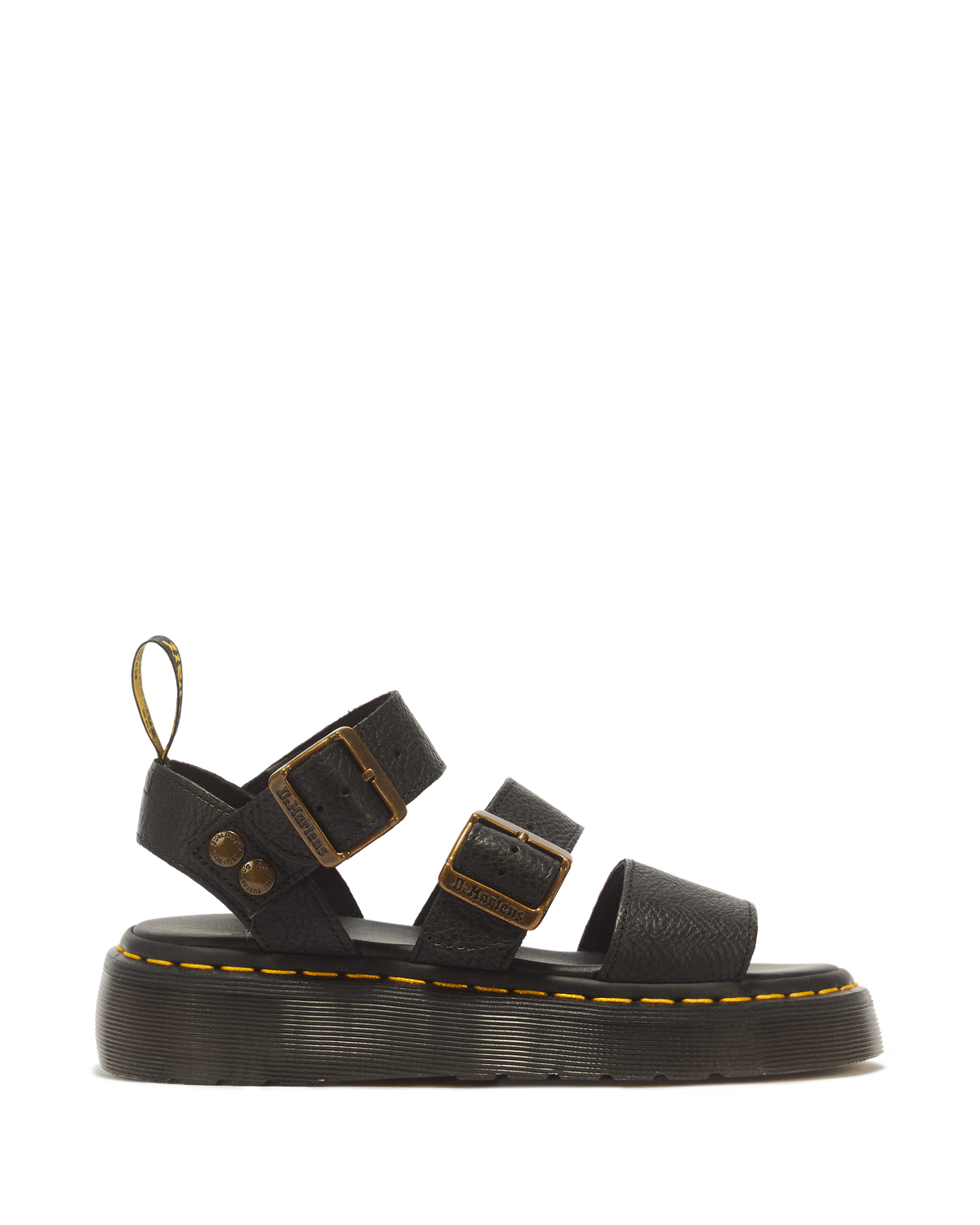 Sandalias con plataforma Gryphon Quad de piel Dr. Martens - vista frontal