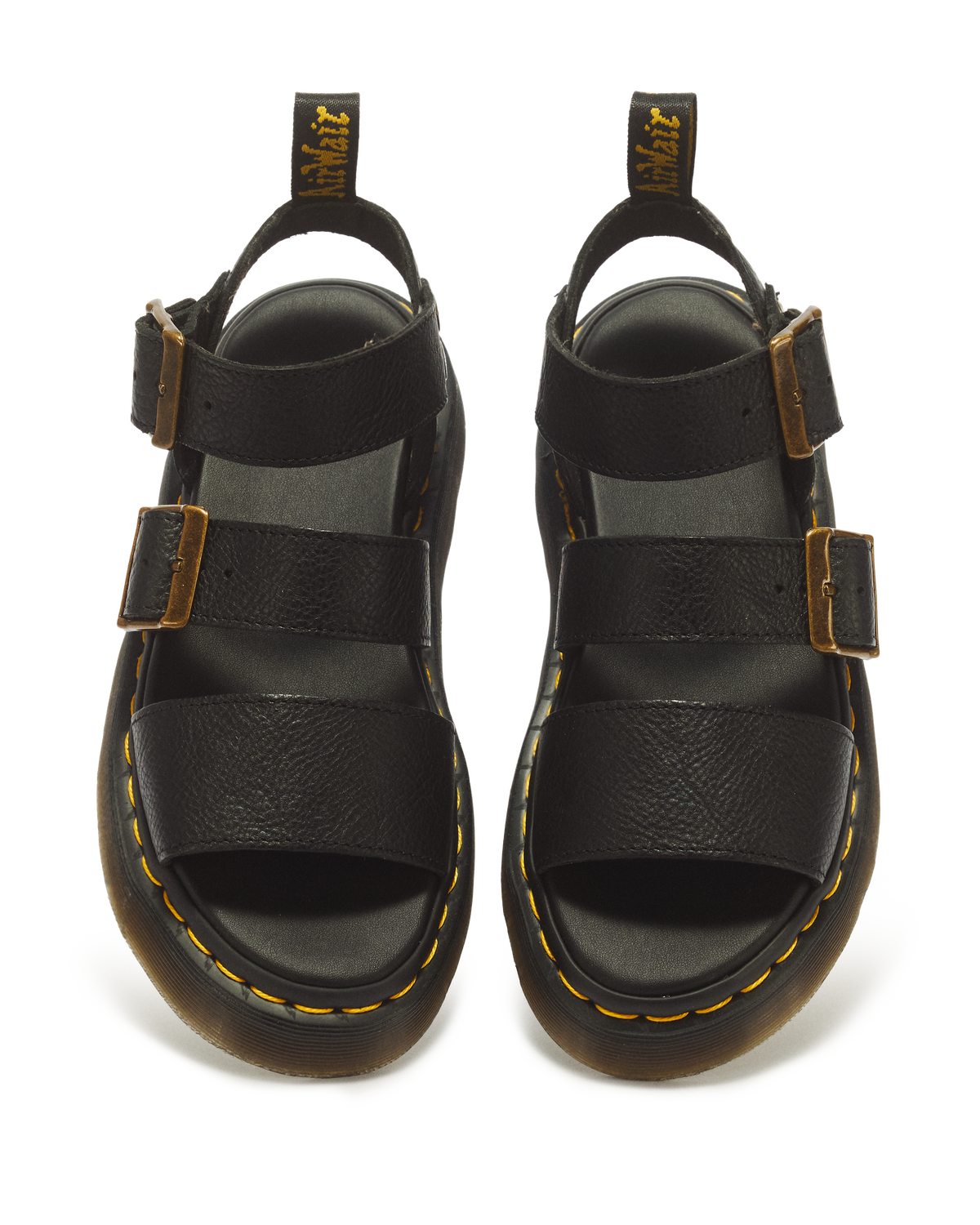 Sandalias con plataforma Gryphon Quad de piel Dr. Martens - vista superior