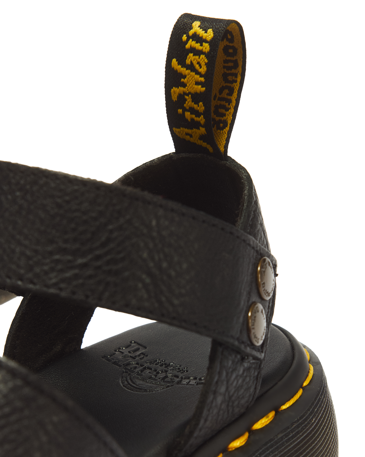Sandalias con plataforma Gryphon Quad de piel Dr. Martens - vista trasera
