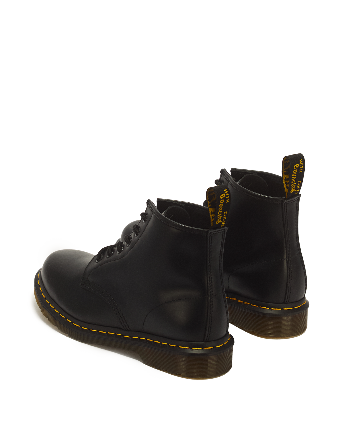 Botines 101 Yellow Stitch de cuero Smooth Dr. Martens - imagen 6