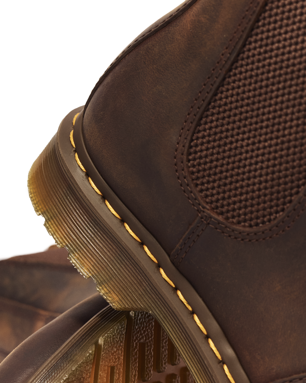 Botas Chelsea 2976 Yellow Stitch de cuero Crazy Horse Dr. Martens - imagen 8