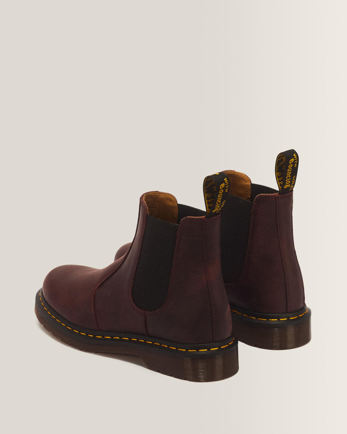 Botas Chelsea 2976 Yellow Stitch de cuero Crazy Horse