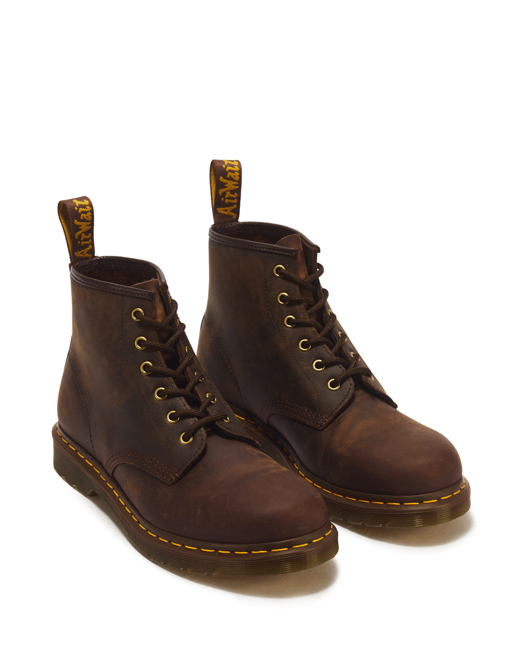 Botines 101 de cuero Crazy Horse Dr. Martens - imagen 5