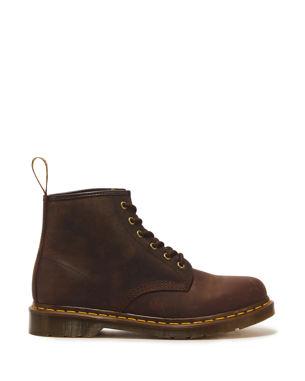 Botines 101 de cuero Crazy Horse Dr. Martens - vista frontal