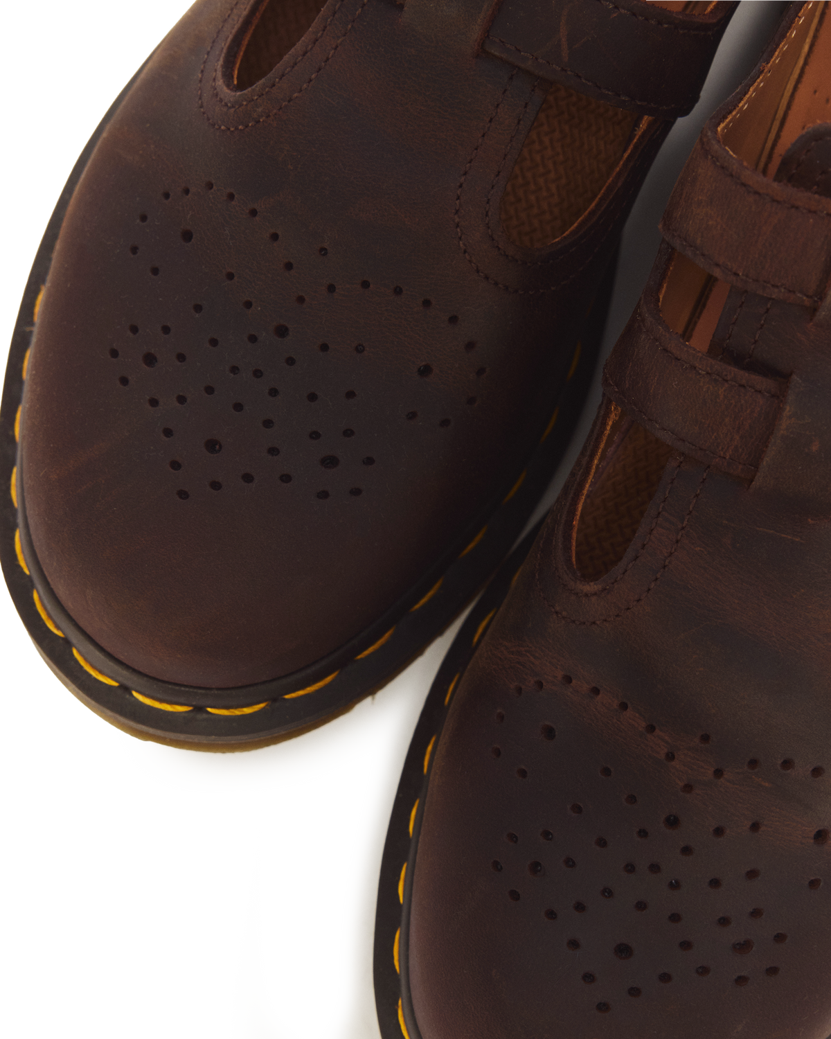 Merceditas 8065 de cuero Crazy Horse
