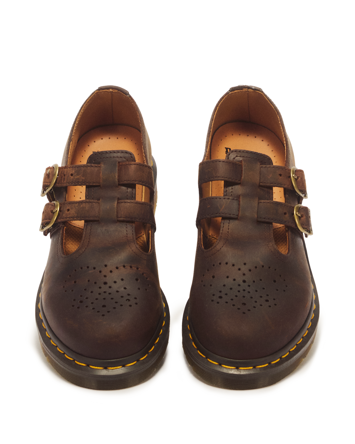 Merceditas 8065 de cuero Crazy Horse