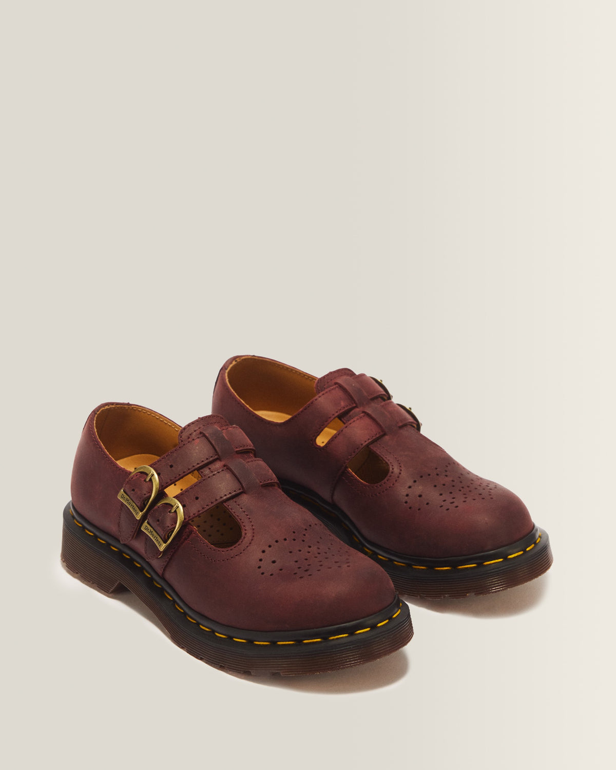 Merceditas 8065 de cuero Crazy Horse