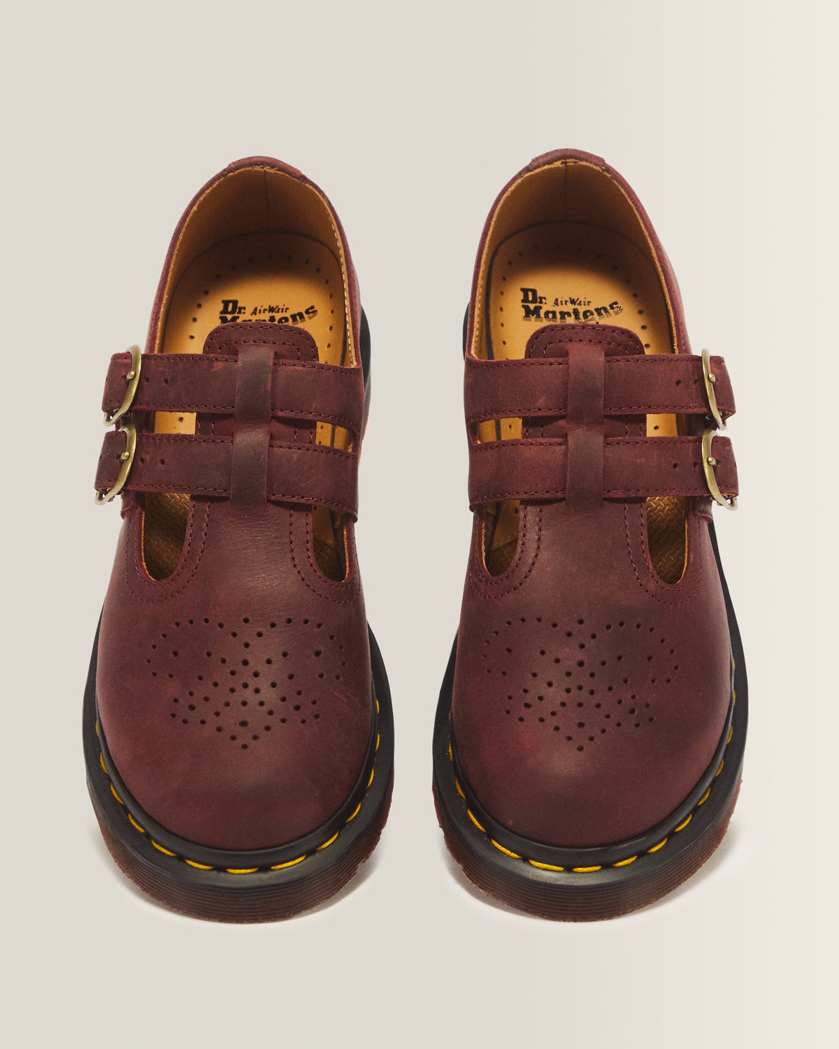 Merceditas 8065 de cuero Crazy Horse