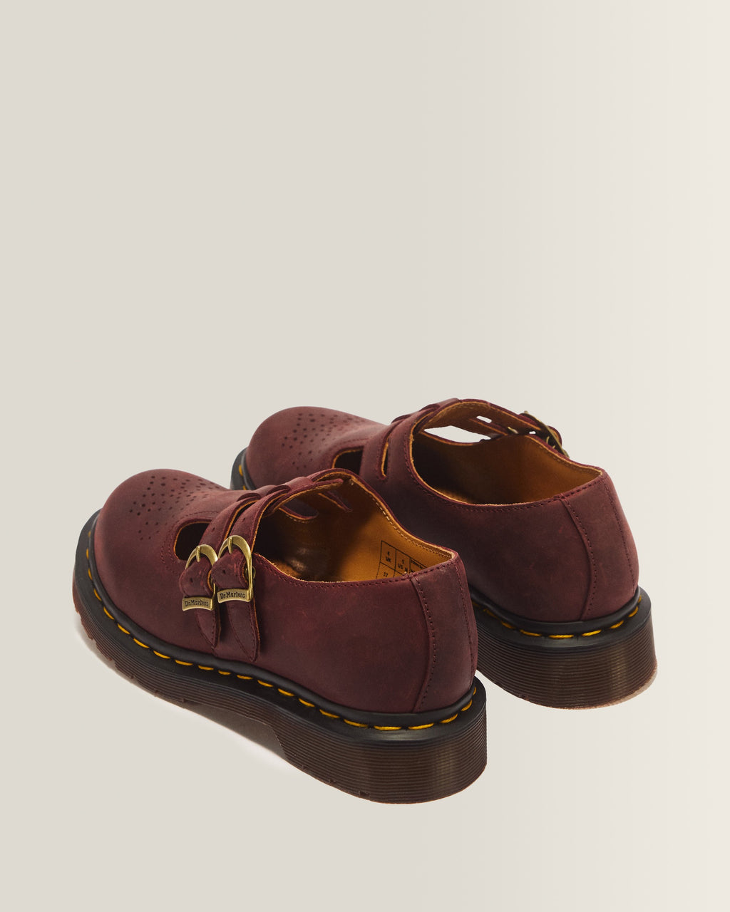 Merceditas 8065 de cuero Crazy Horse
