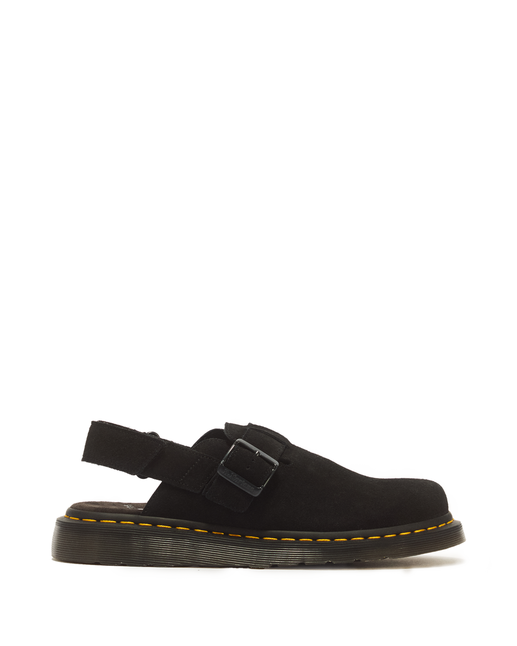 Zuecos Jorge II de Gamuza Dr. Martens - vista frontal