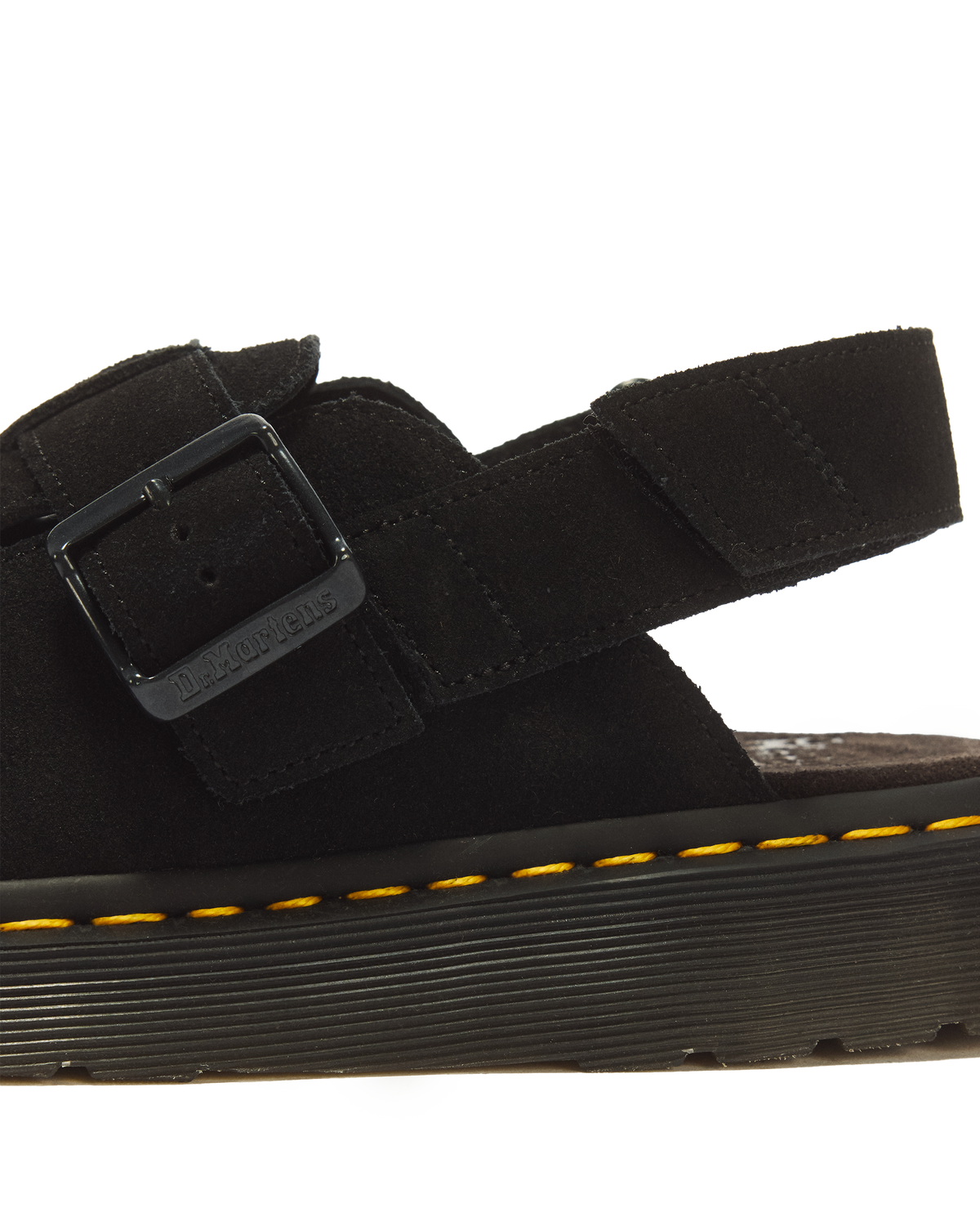 Zuecos Jorge II de Gamuza Dr. Martens - vista trasera