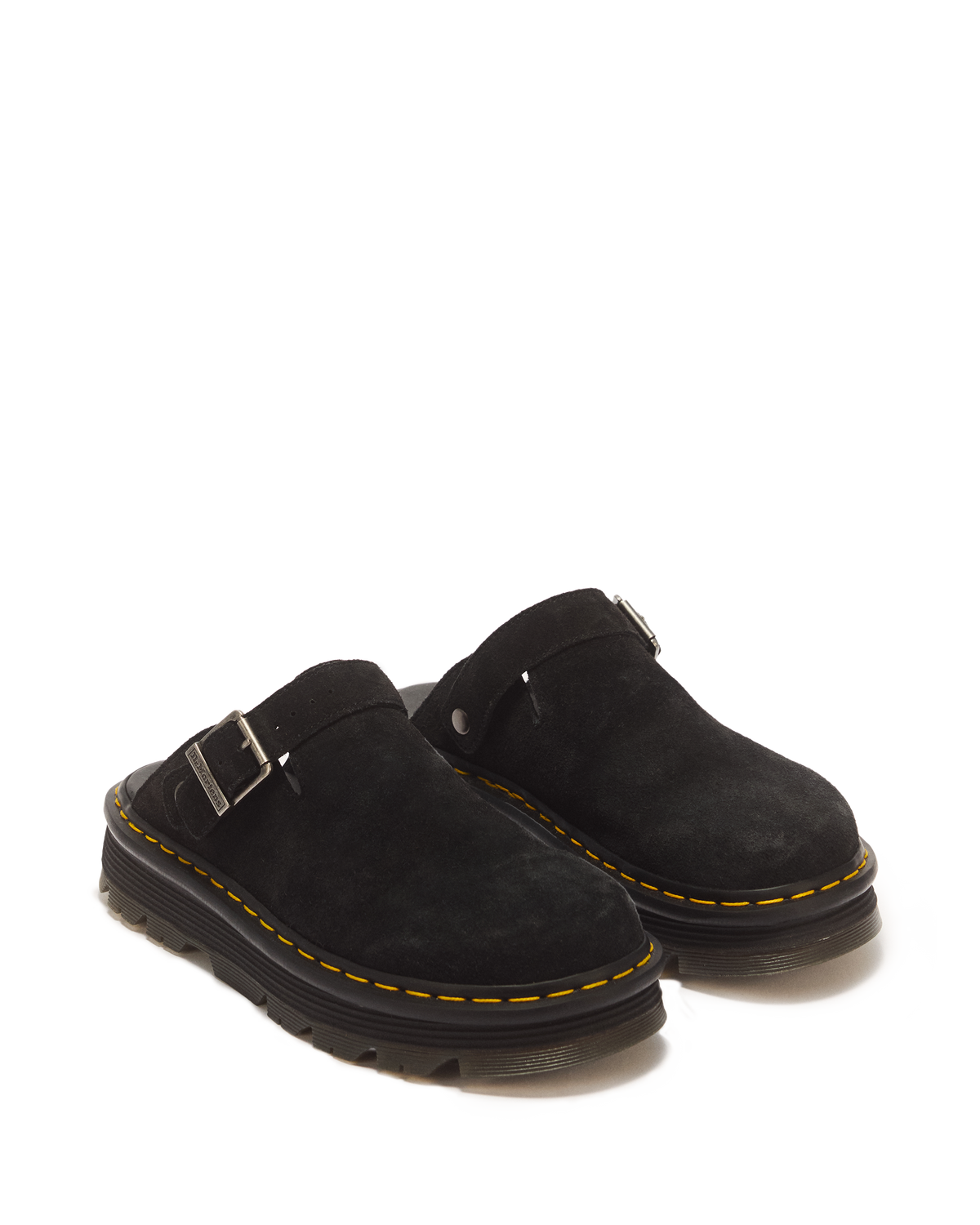 Zuecos con plataforma Zebzag de Gamuza Dr. Martens - imagen 5