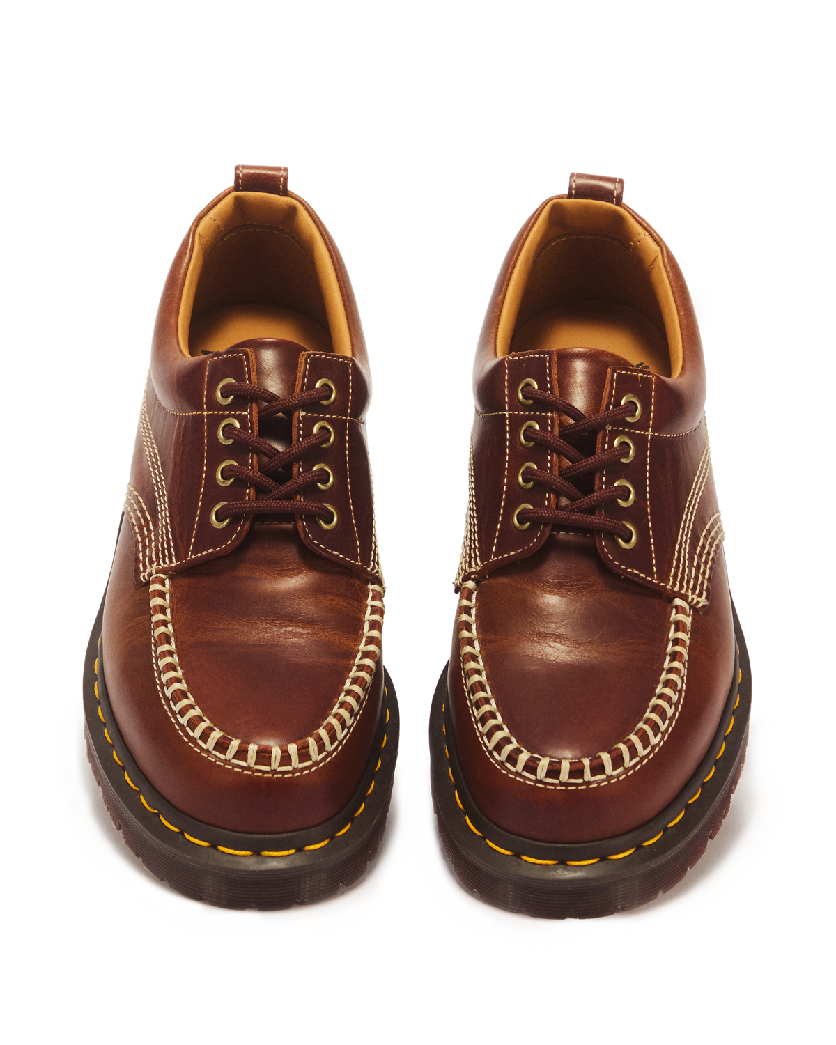 Zapatos Lowell Moc Toe de cuero Dr. Martens - vista superior