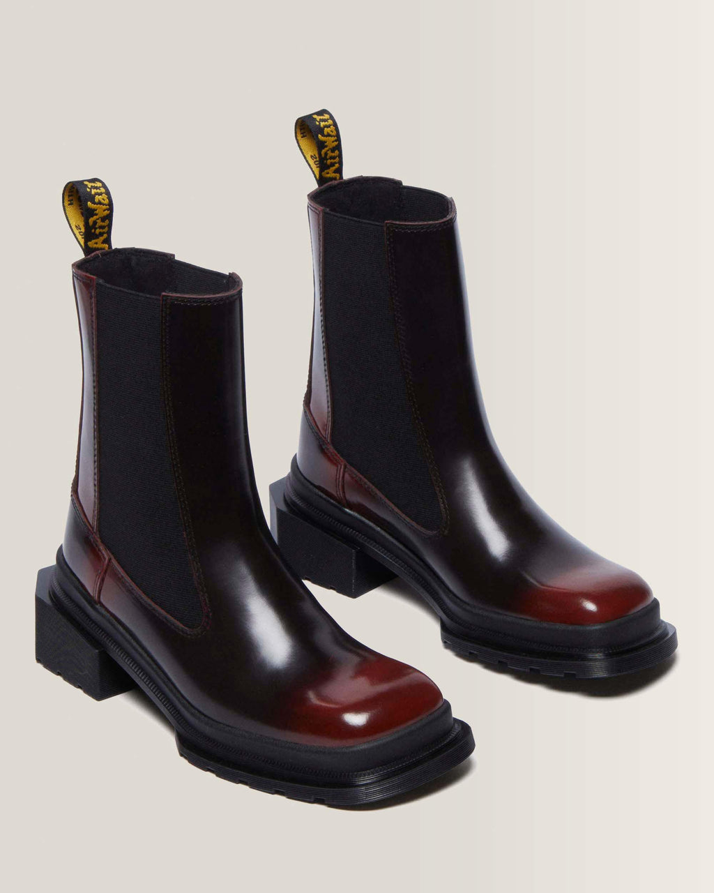 Botas Chelsea Maybole de cuero con puntera cuadrada Dr. Martens - imagen 5