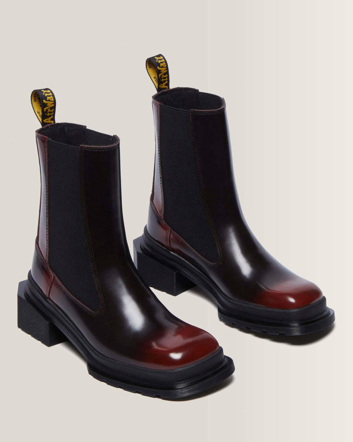 Botas Chelsea Maybole de cuero con puntera cuadrada Dr. Martens - imagen 5