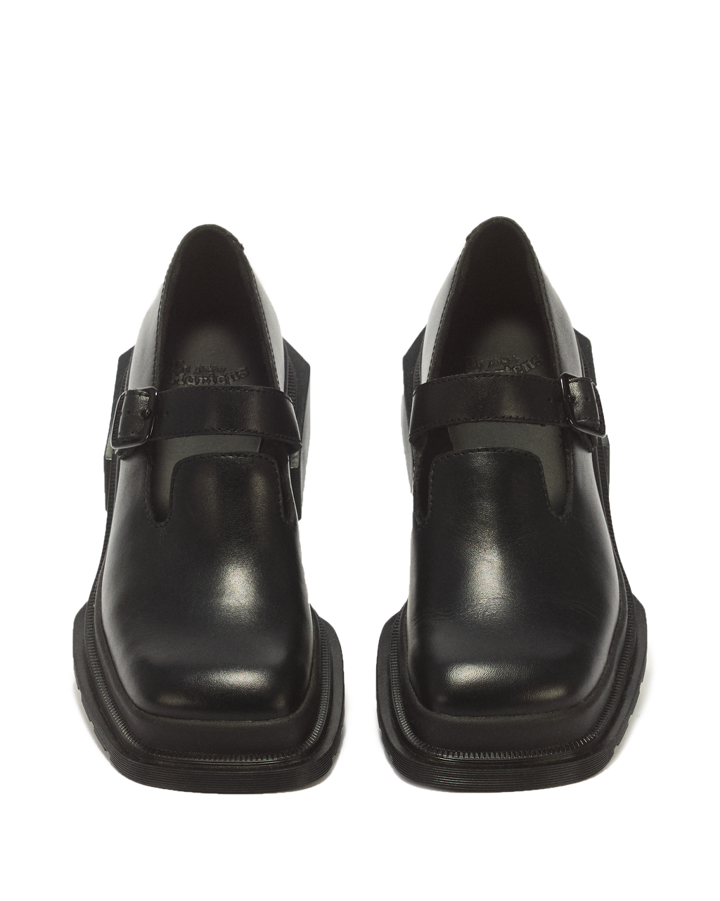 Merceditas Maybole de cuero con puntera cuadrada Dr. Martens - vista superior