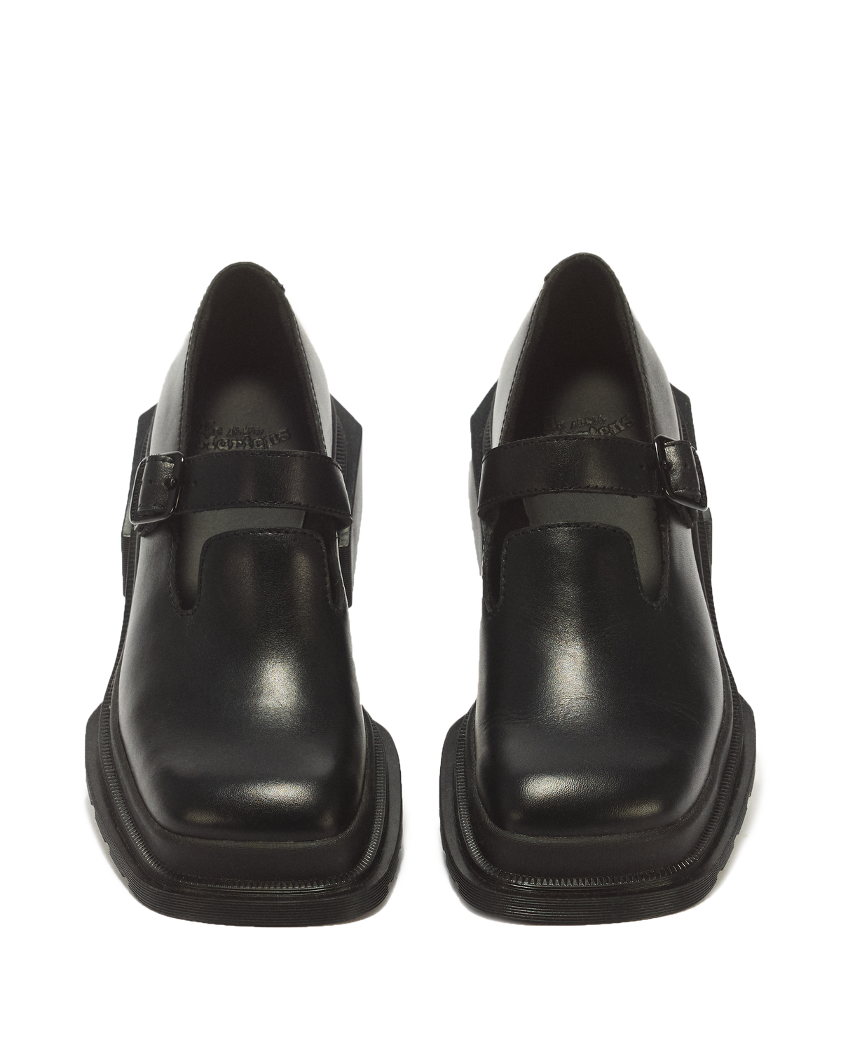 Merceditas Maybole de cuero con puntera cuadrada Dr. Martens - vista superior