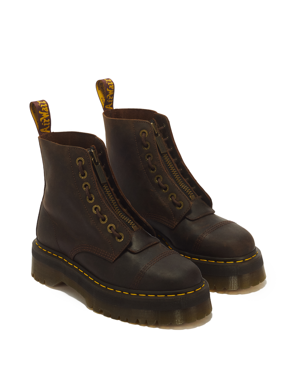 Botas con plataforma Sinclair de cuero Crazy Horse Dr. Martens - imagen 5