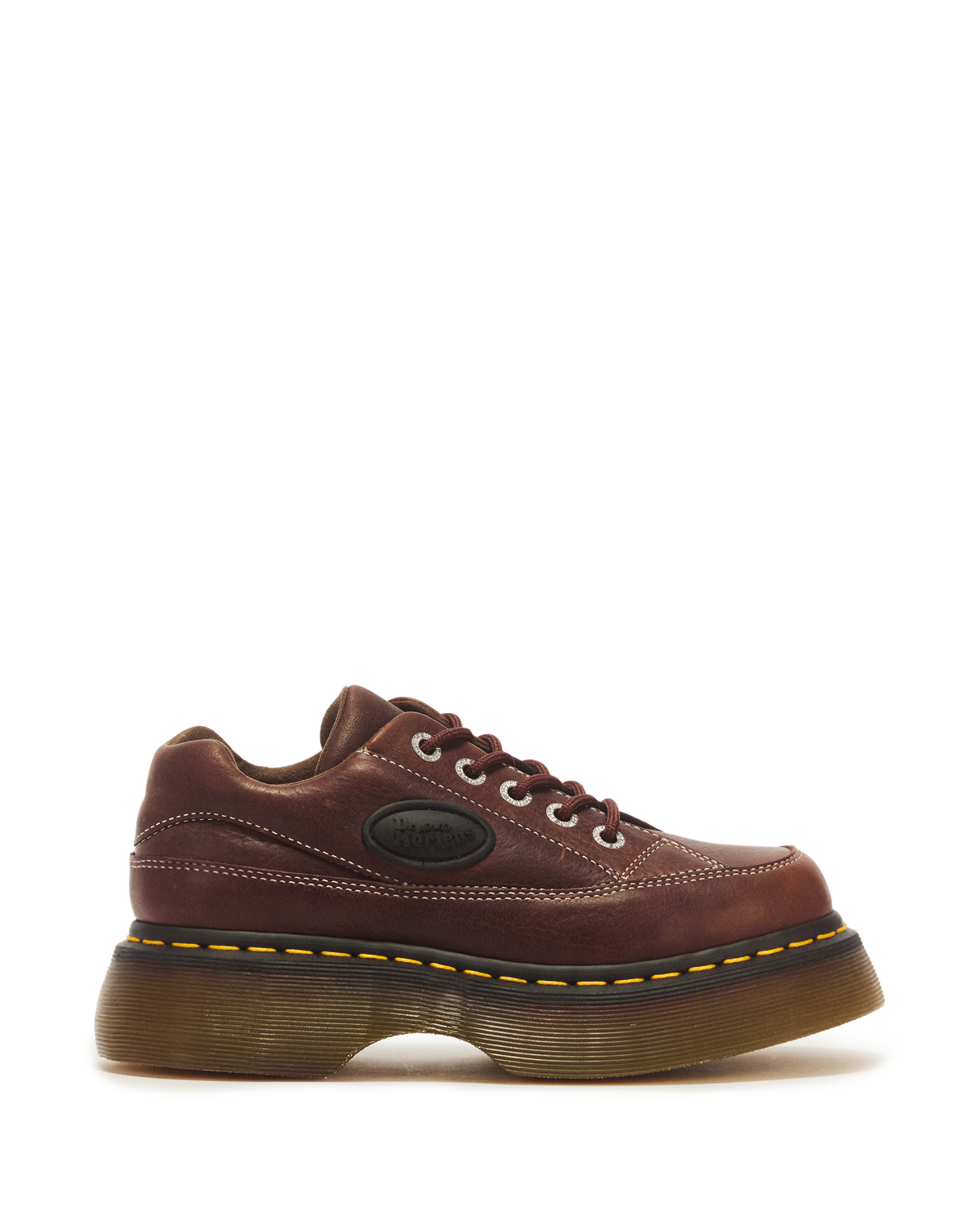 Zapatos Buzz de cuero Grizzly con 5 ojales Dr. Martens - vista frontal