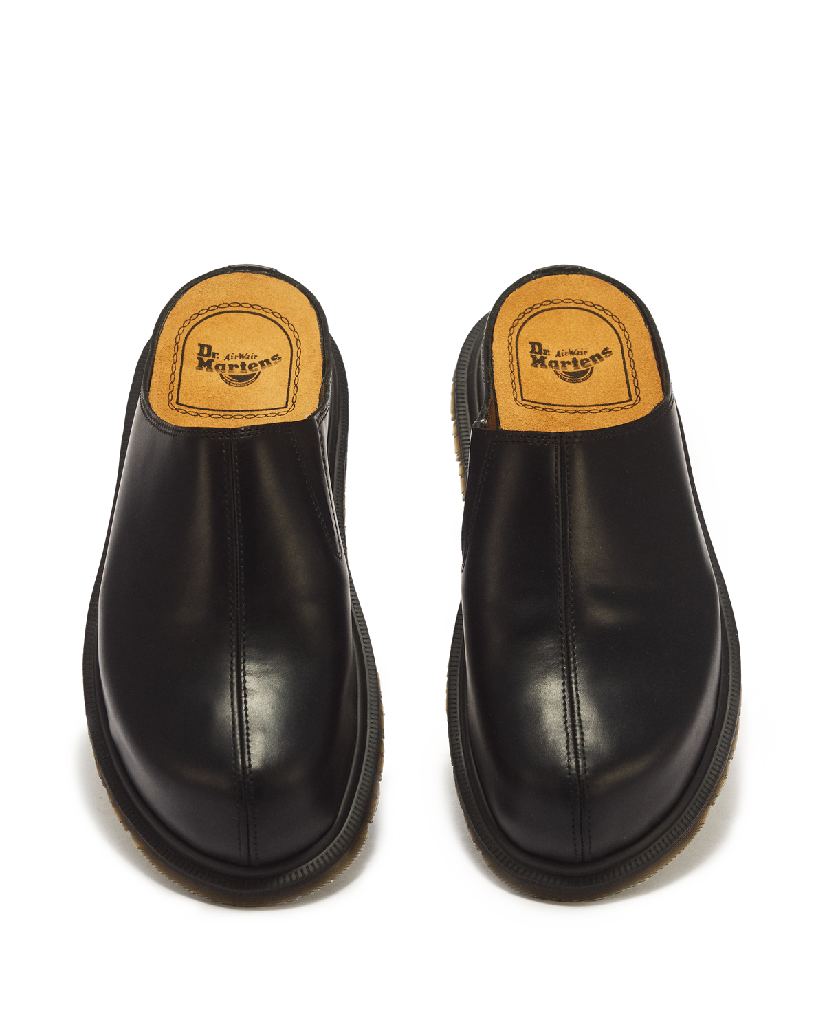 Zuecos San de cuero Dr. Martens - vista superior