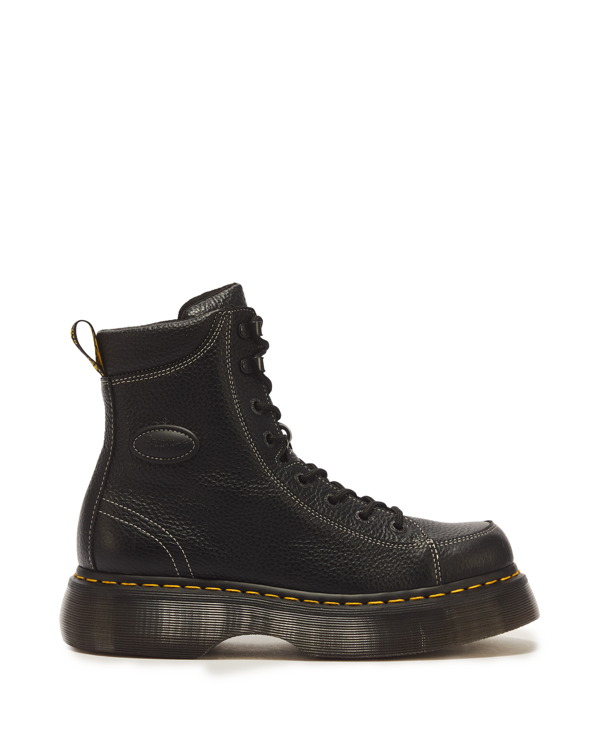 Botas Buzz de 8 ojales de Cuero Milled Nappa Dr. Martens - vista frontal