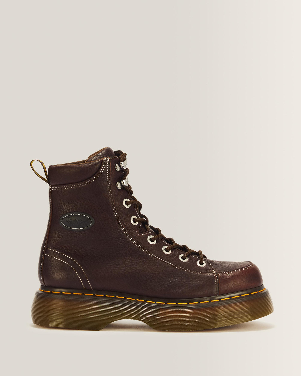 Botas Buzz de 8 ojales de Cuero Grizzly Dr. Martens - vista frontal