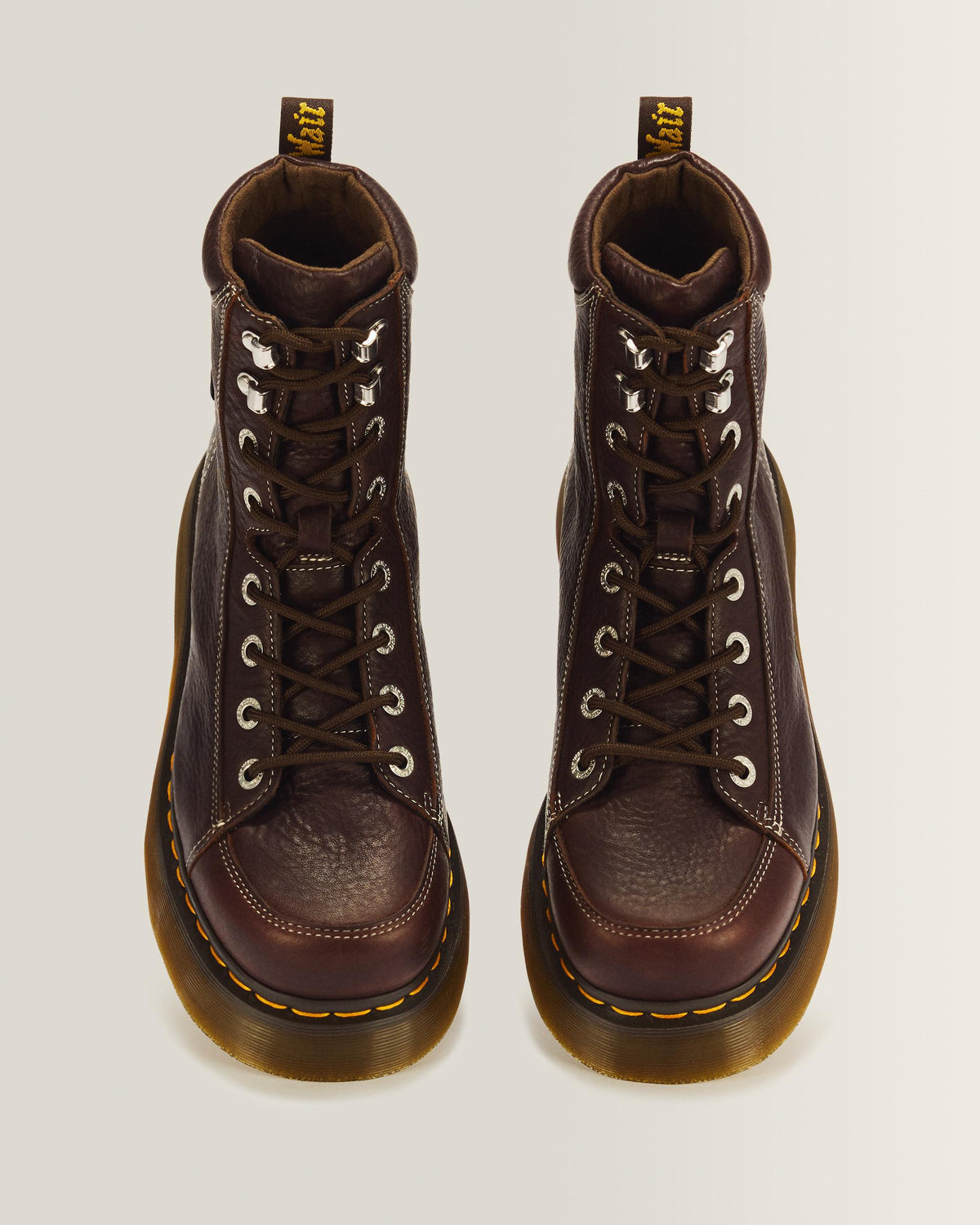 Botas Buzz de 8 ojales de Cuero Grizzly Dr. Martens - vista superior