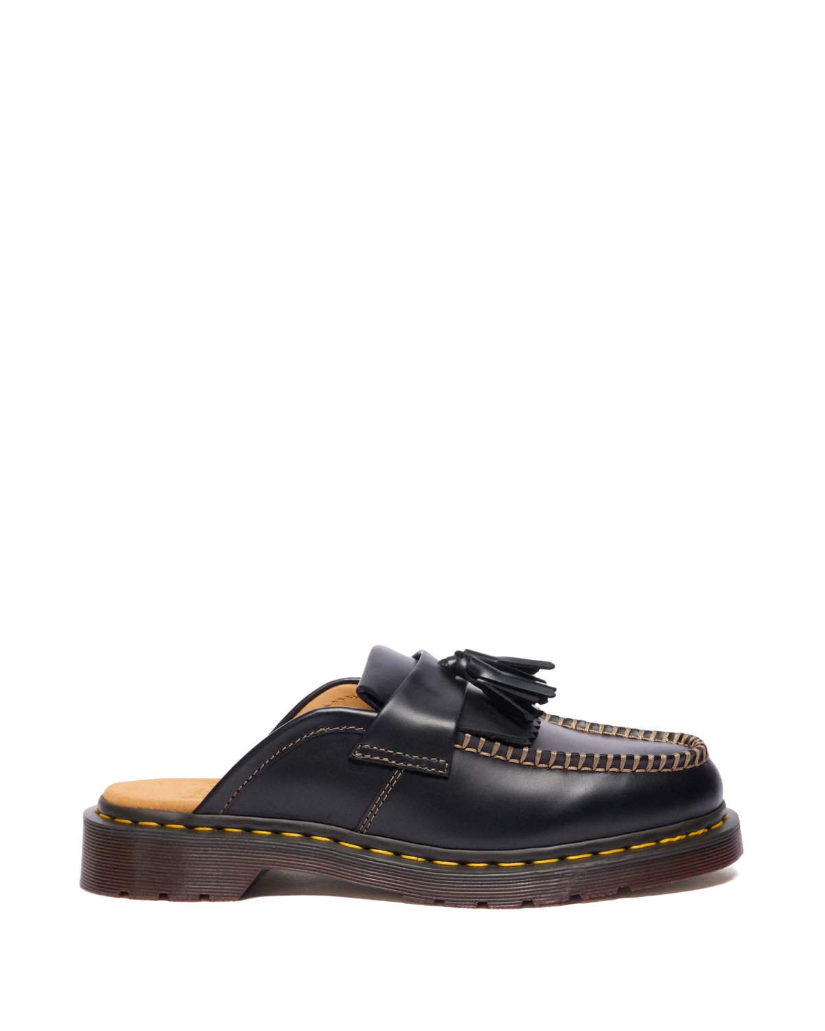 Zuecos Adrian de piel Dr. Martens - vista frontal