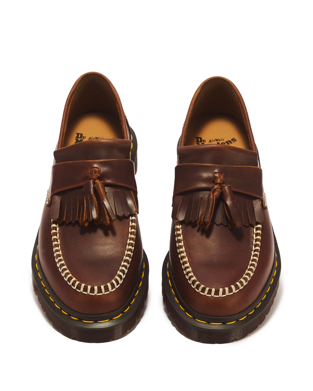 Mocasines Adrian de cuero Orleans con borlas Dr. Martens - vista superior
