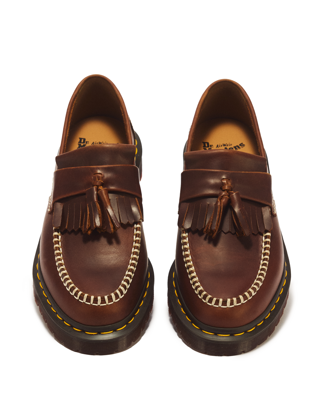 Mocasines Adrian de cuero Orleans con borlas Dr. Martens - vista superior